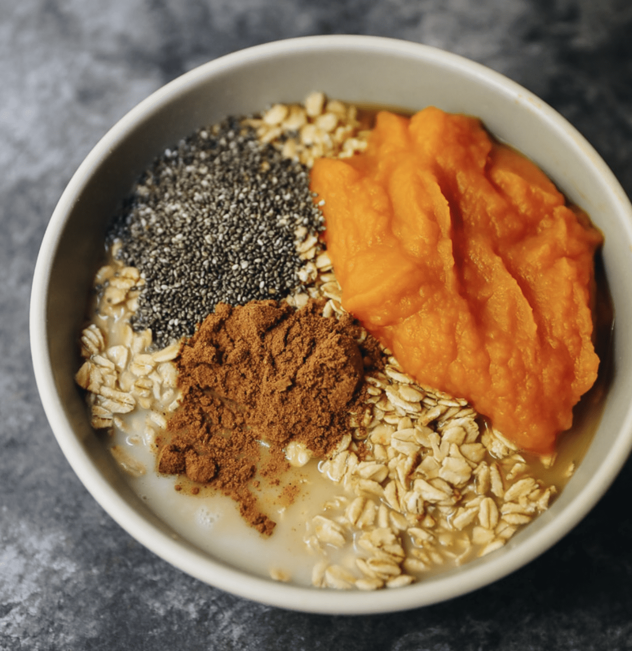 Pumpkin Spice Latte Overnight Oats - Core Matters Fit